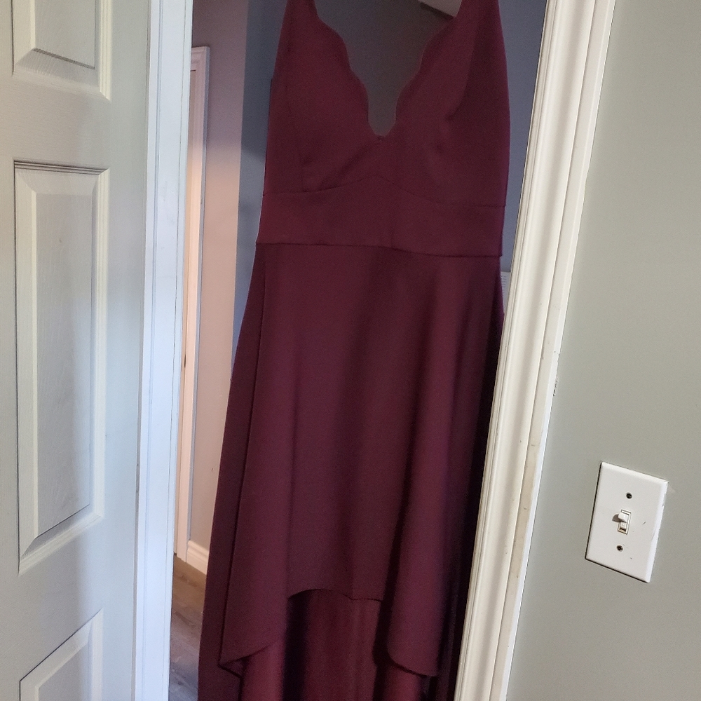 Burgundy Wine Colored Dress